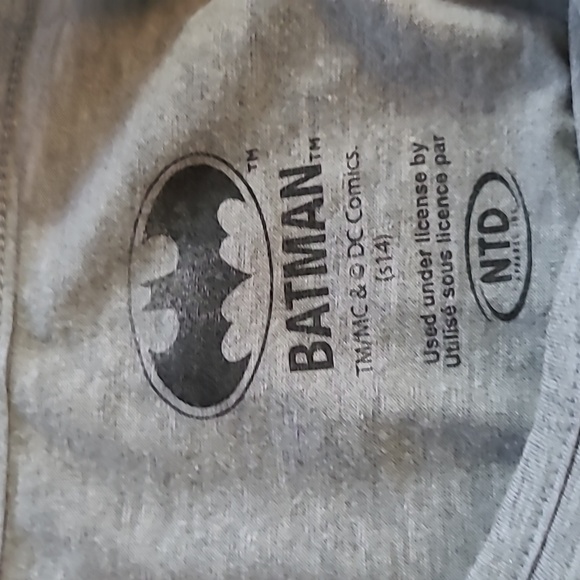 BATMAN DC  Girls Youth BatGirl Short Sleeve BatWoman Superhero Tshirt Size XL - Picture 2 of 7